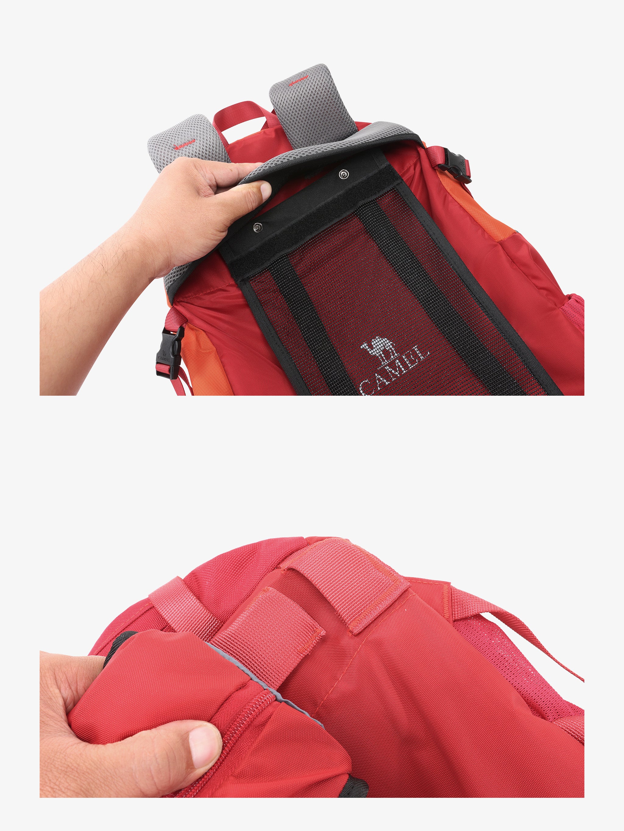 Camel 38L Detachable Airflow Hiking Backpack - Image 14