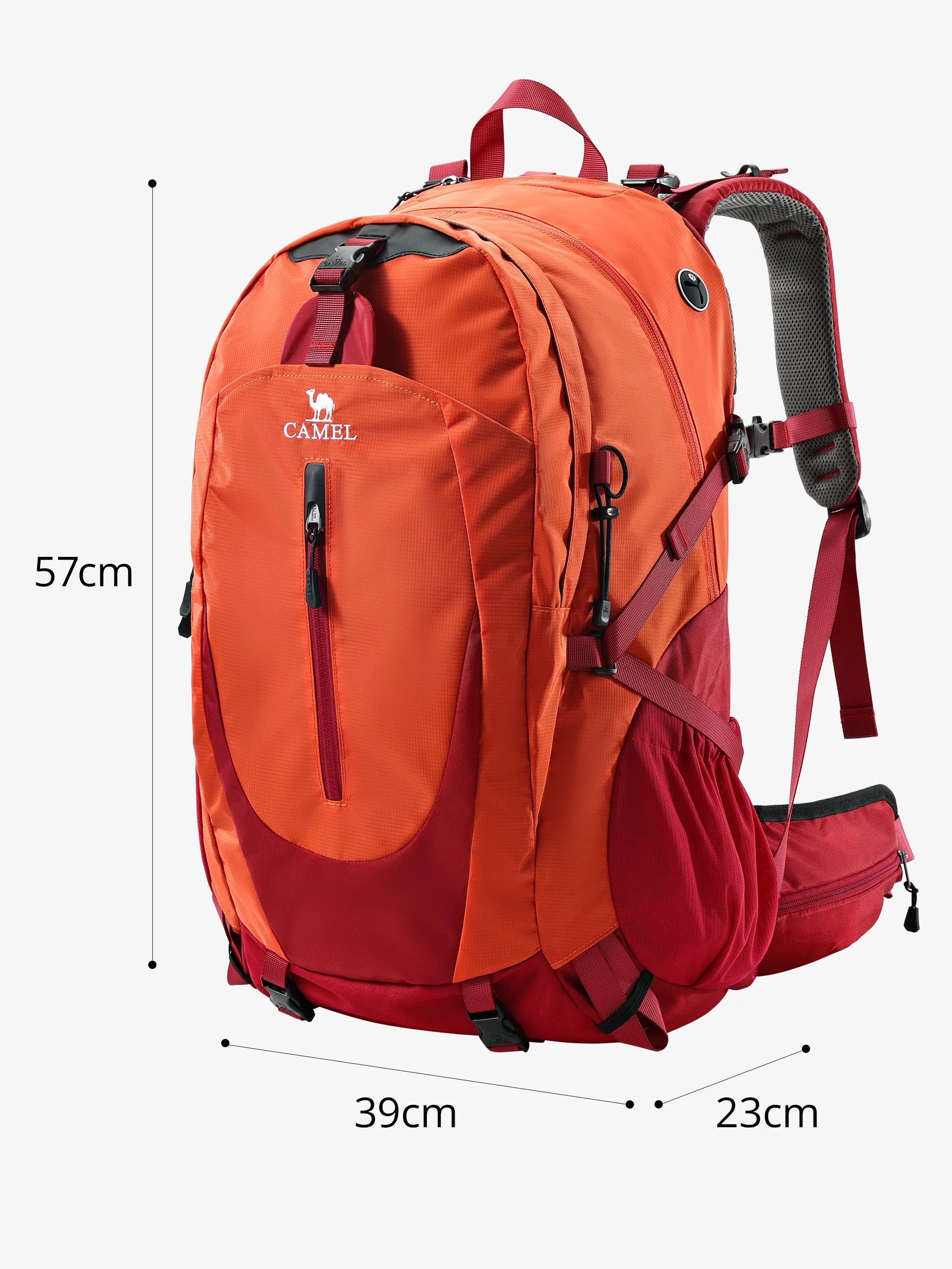 Camel 38L Detachable Airflow Hiking Backpack - Image 2