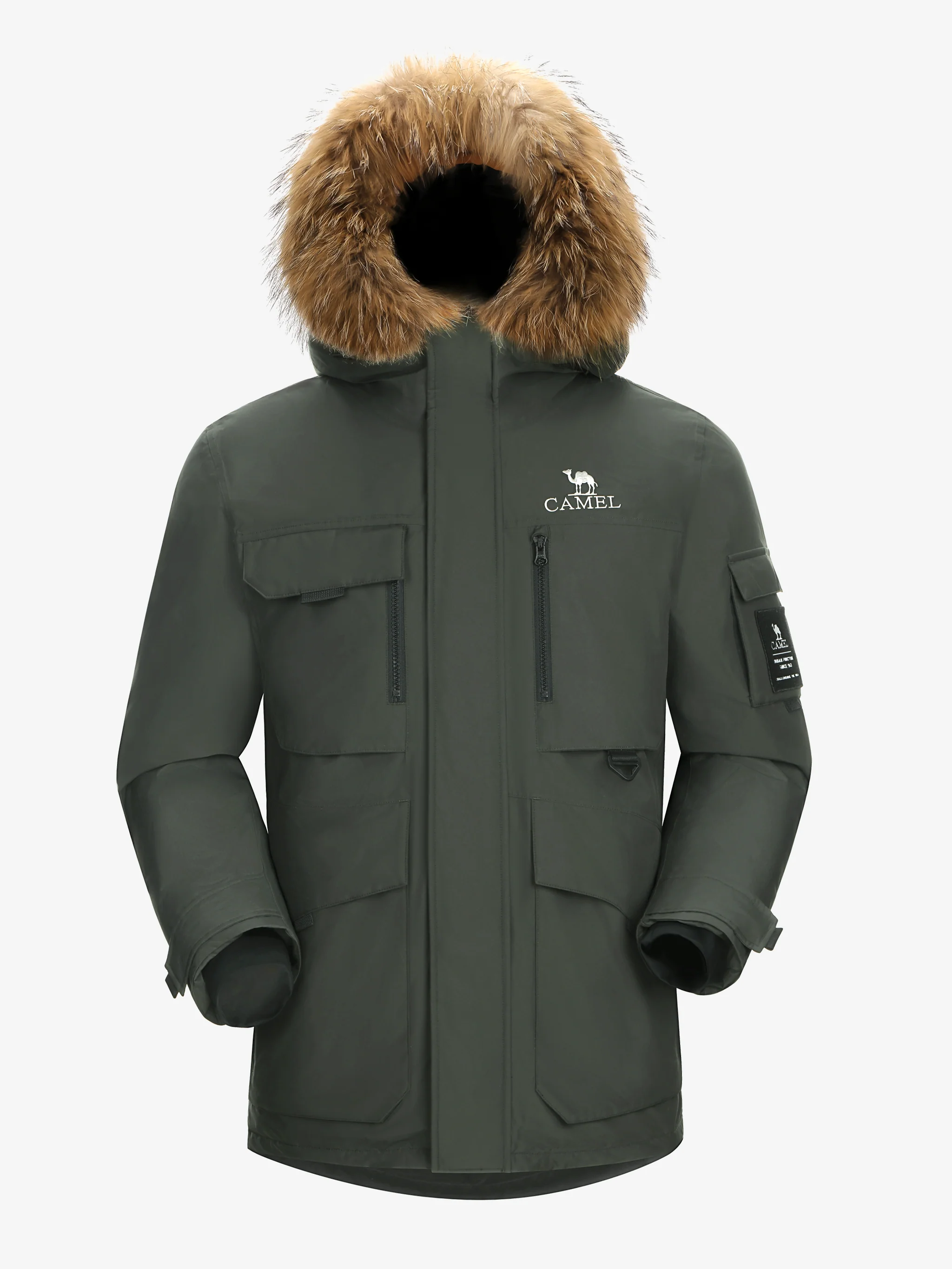 Men‘s Parka Goose Down Shell Jacket - Image 3