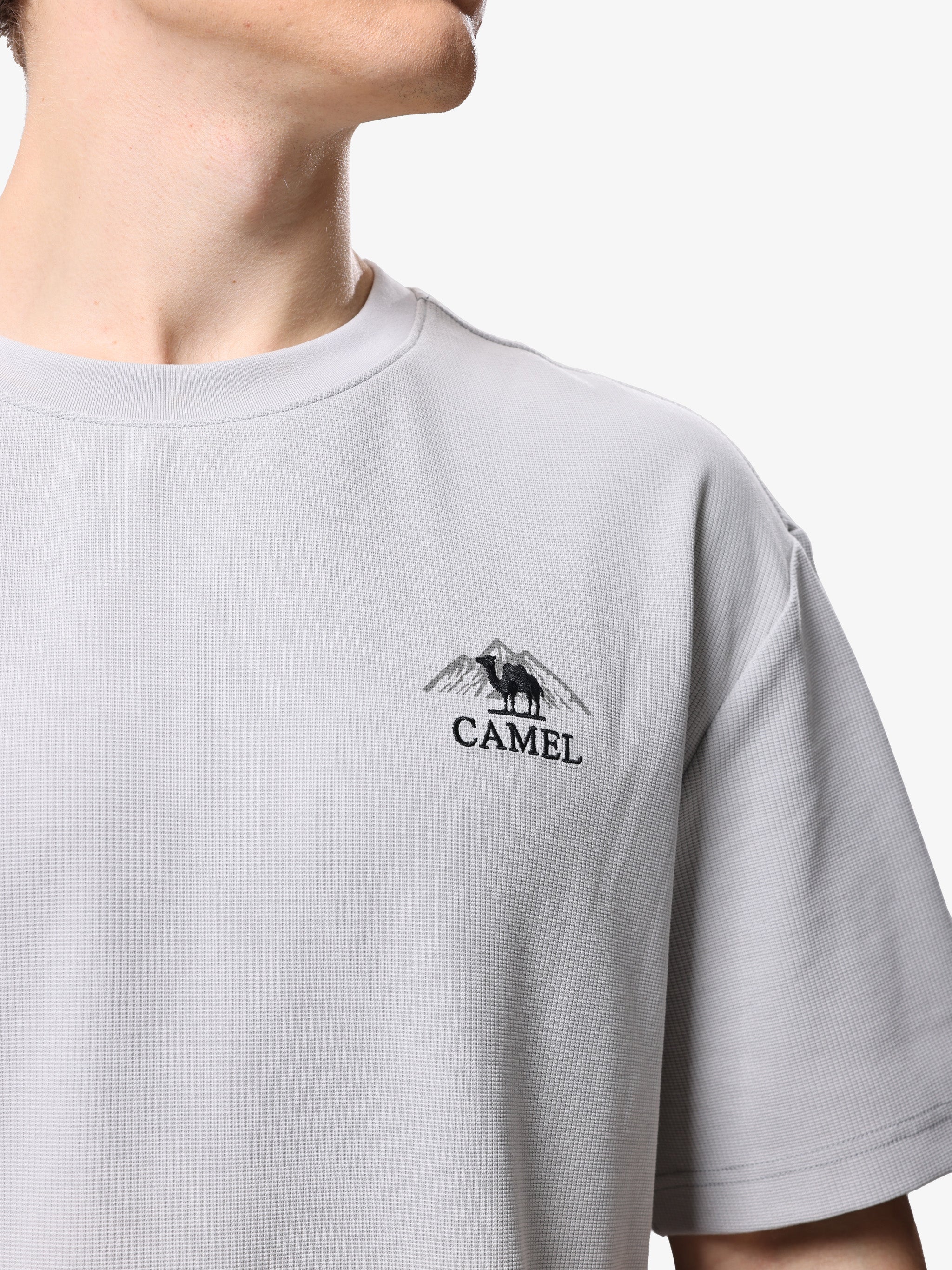 Men's Breathable Waffle T-Shirt - Image 4