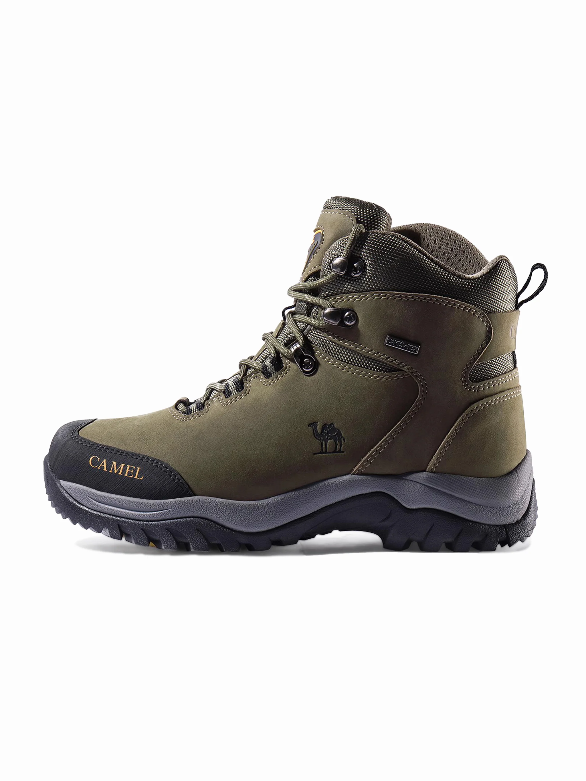 Men's Leather Ankle-High Hiking Boots - Image 10