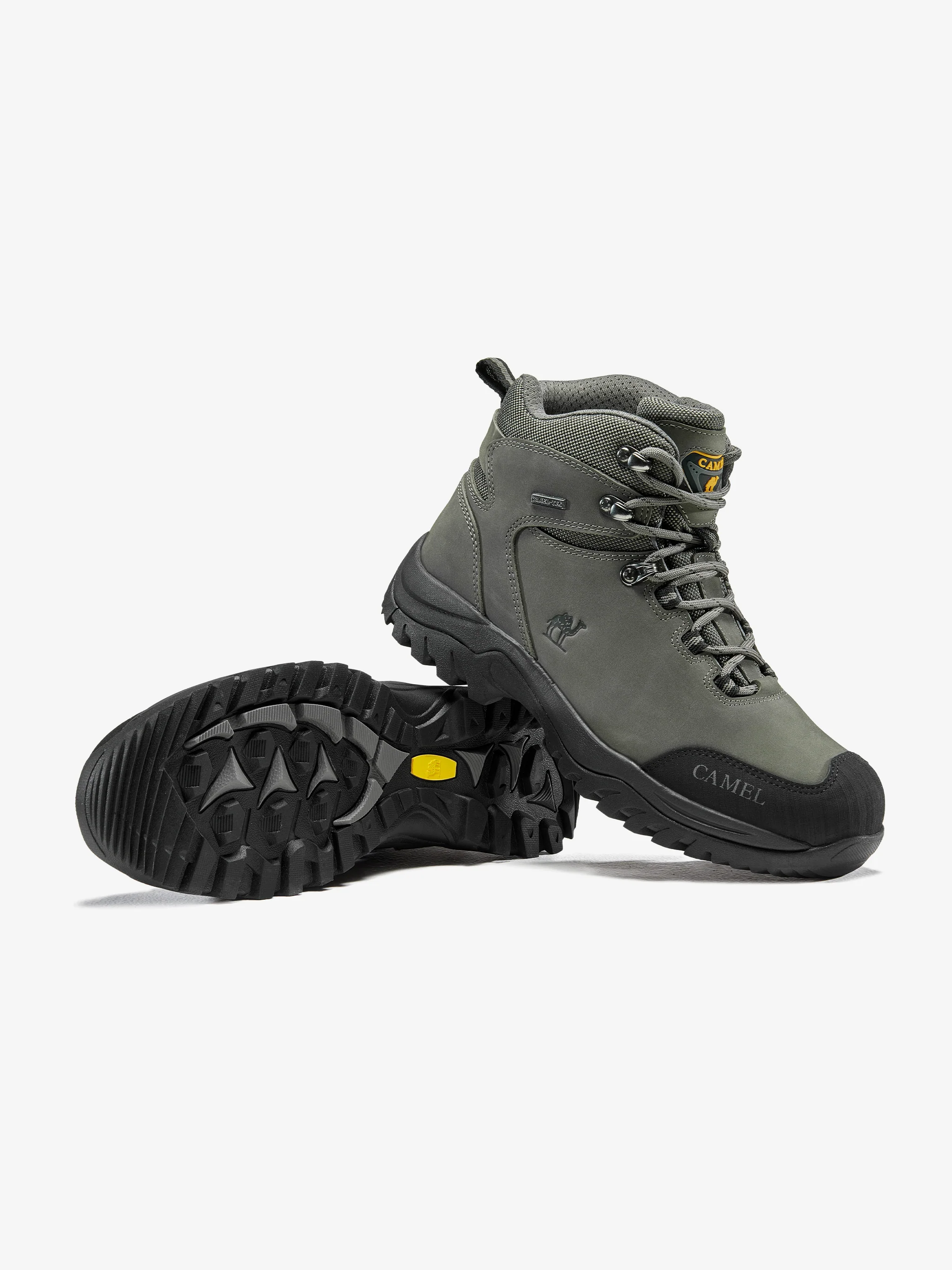 Men's Leather Ankle-High Hiking Boots - Image 4