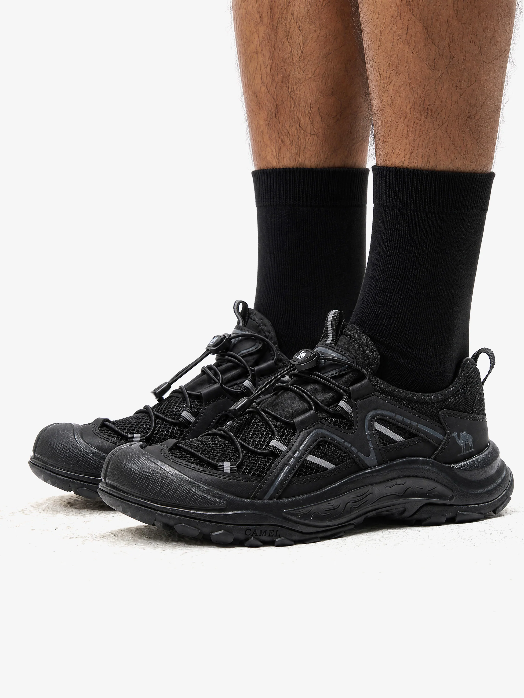 Men's Quick-Lace Breathable Hiking Shoes