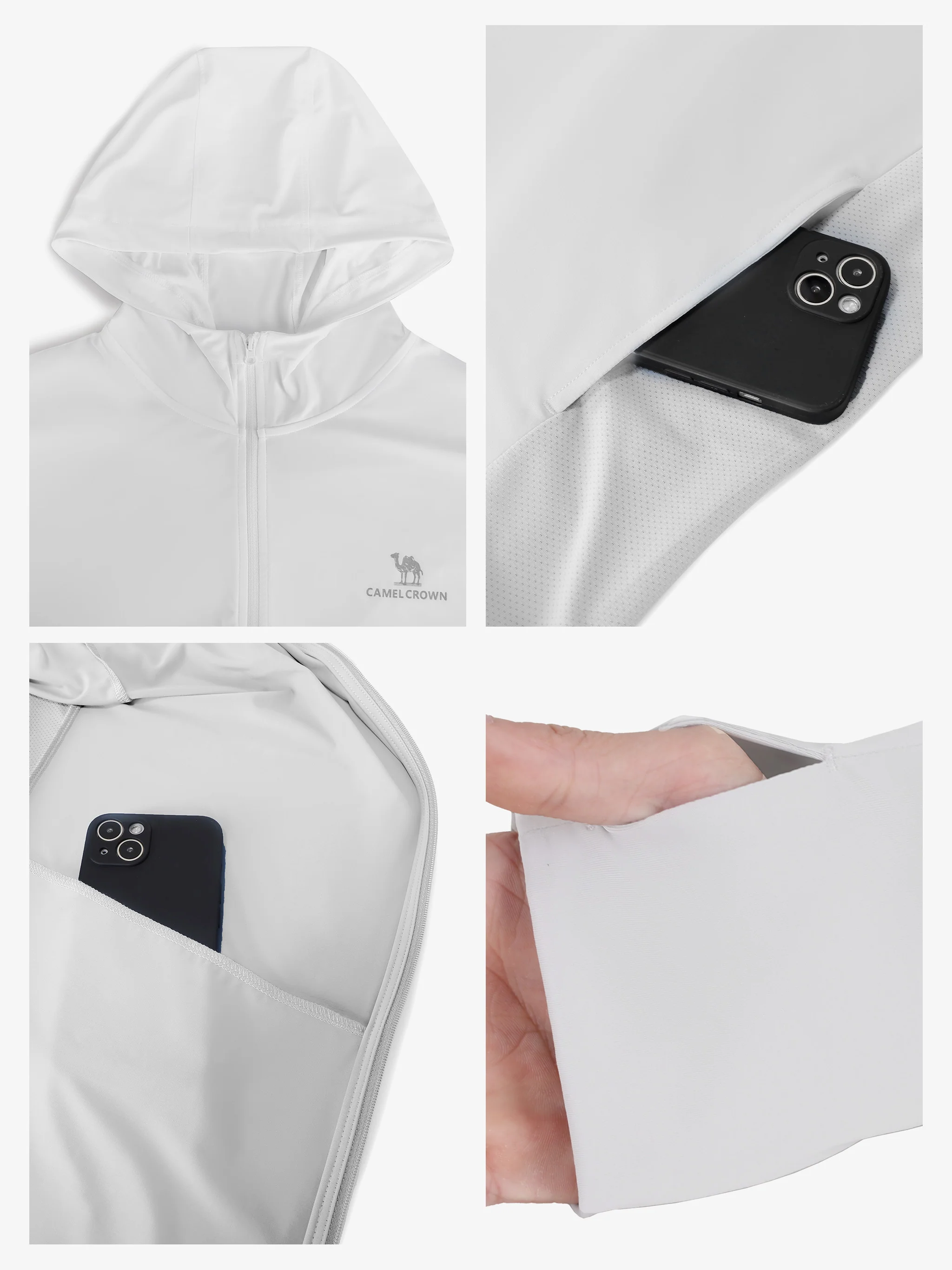 Men's UPF 50+ Hooded Sun Jacket - Image 9