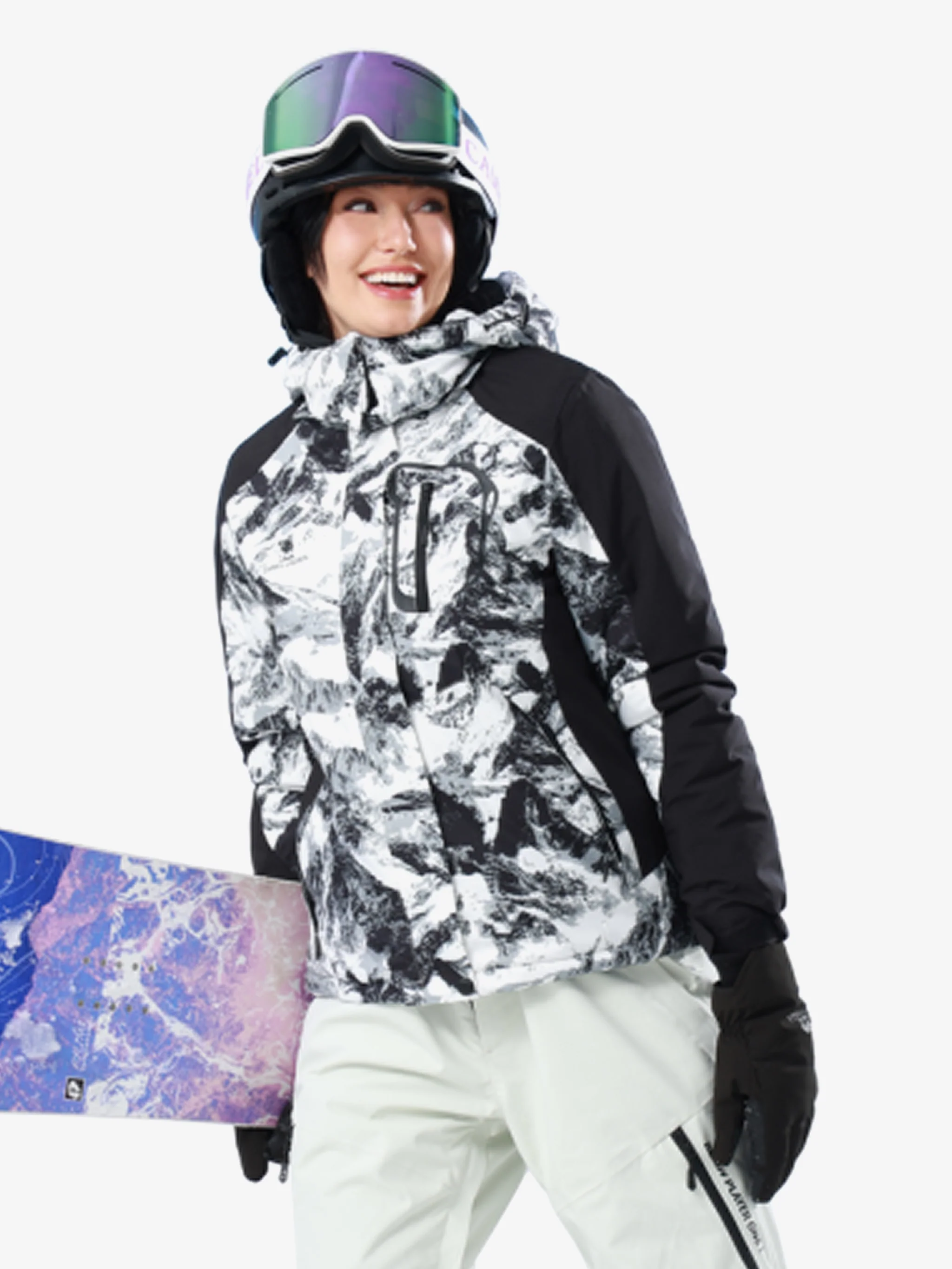 Women’s Urban Edge Ergonomics Draping Fleece Jacket - Image 4