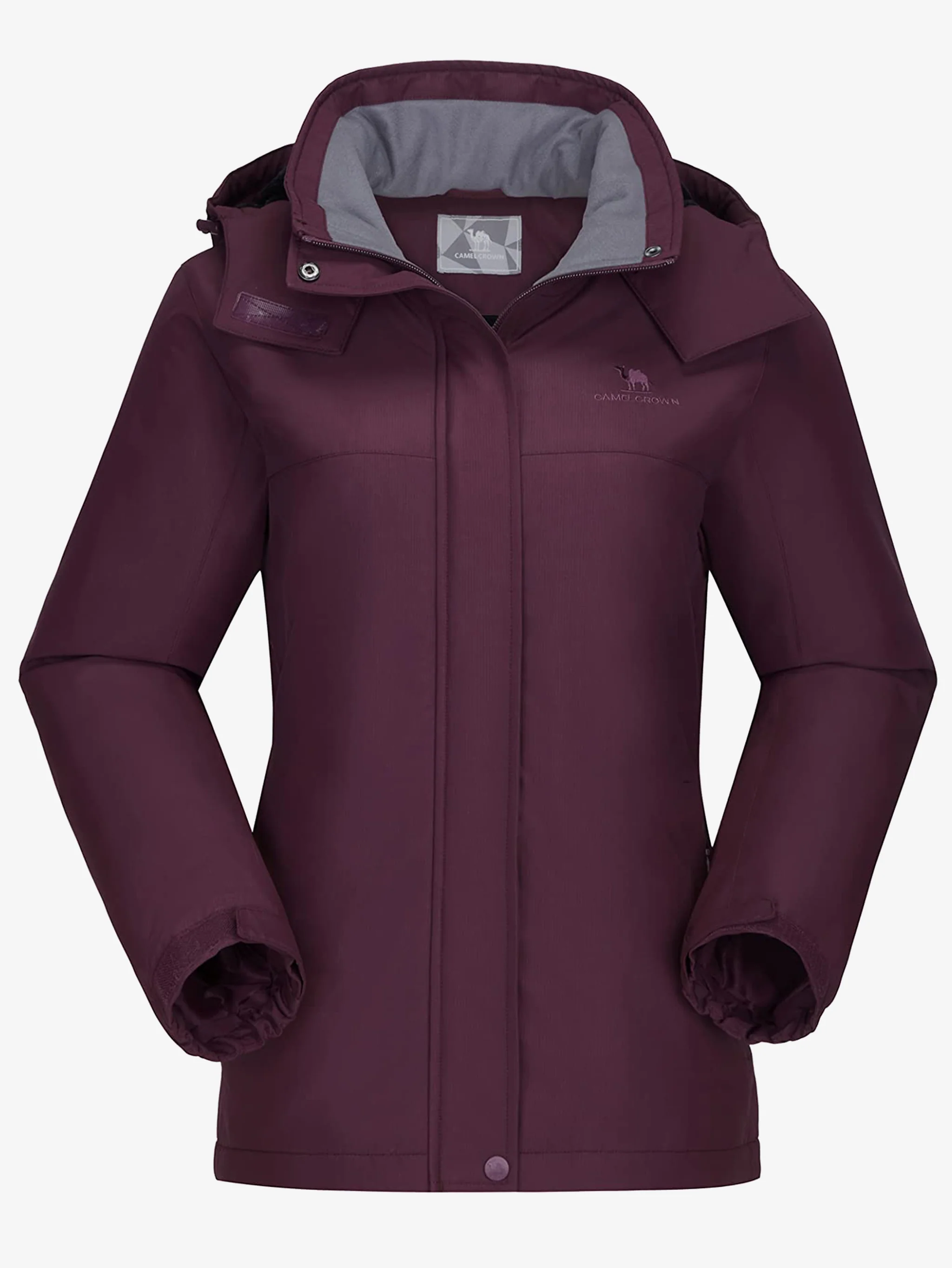 Women’s Urban Edge Fleece Jacket Detachable Hood - Image 10